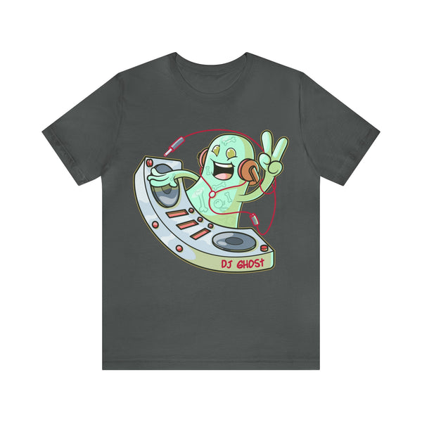 DJ Ghost Raver - Mens Tshirt - Asphalt / S - T-Shirt