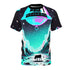 Don’t leave cows at raves - Mens Tshirt (AOP) - Black