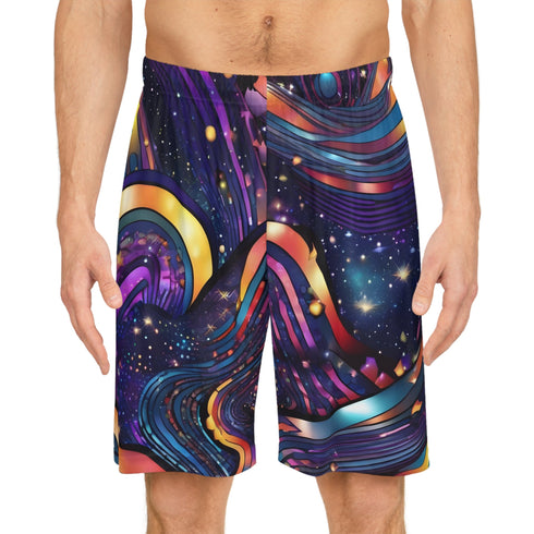 Dreamstate Cyber Nova - Mens Rave Shorts (AOP) - All Over