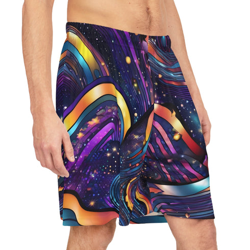 Dreamstate Cyber Nova - Mens Rave Shorts (AOP) - All Over