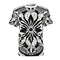 Dynamic Spiral Trip - Mens Tshirt (AOP) - White stitching /