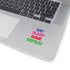 Eat Sleep Rave Repeat - Kiss-Cut Stickers - Paper products