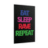 Eat Sleep Rave Repeat - Rolled Poster - Poster