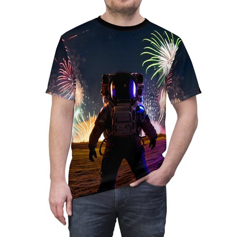 EDC From Space - Mens Rave Tshirt - All Over Prints