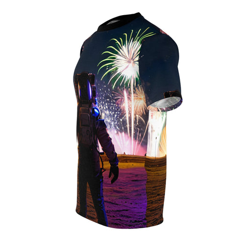 EDC From Space - Mens Rave Tshirt - All Over Prints