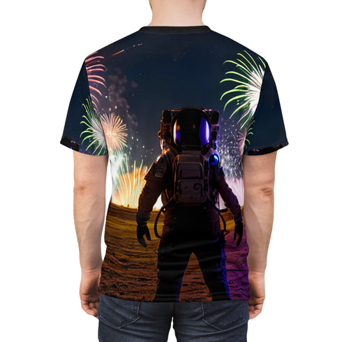 EDC From Space - Mens Rave Tshirt - All Over Prints