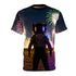 EDC From Space - Mens Rave Tshirt - Black stitching / 4 oz.