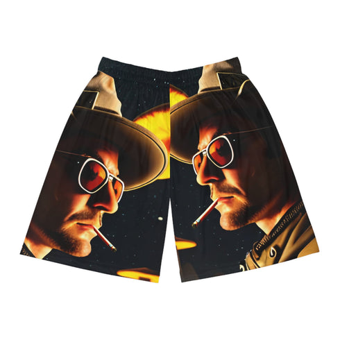 Fear and Loathing - Mens Rave Shorts Funny (AOP) - Seam