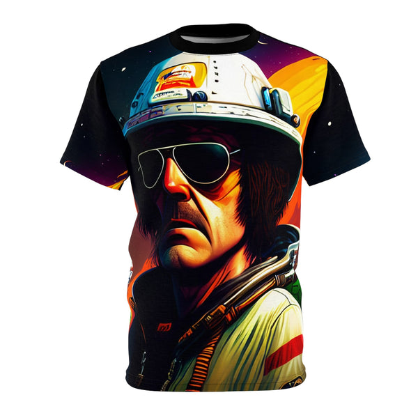Fear & Loathing Space Journey - Mens Rave Tshirt - Black