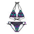 Forest Bass Creature - Bikini Set (AOP) - XS / Black - All