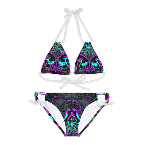 Forest Bass Creature - Bikini Set (AOP) - XS / White - All