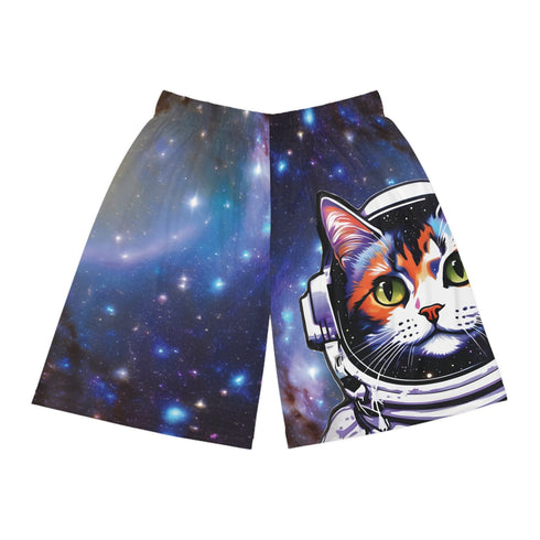 Galaxy Space Shorts (AOP) - Seam thread color automatically