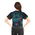 Galaxy Vibe Crop Tee - PLUR Astronaut Design for Festival &