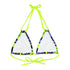 Green Leaf - Strappy Triangle Bikini Top (AOP) - All Over