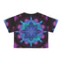 Hitting Hard Fractals - Crop Tee (AOP) - All Over Prints