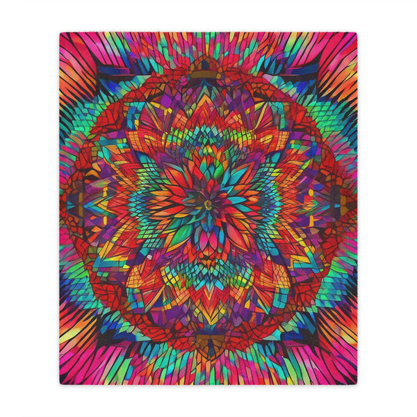 Intense Flower - Rave Minky Blanket - Home Decor