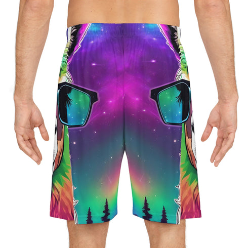 LLama Psychedelic - Mens Trippy Shorts (AOP) - All Over