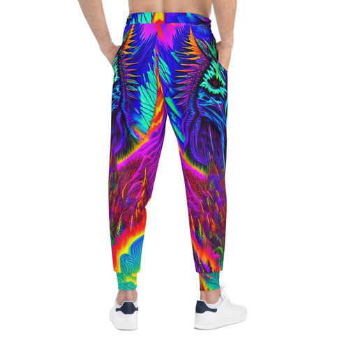 Los Land Dragon Creature - Athletic Joggers (AOP) - All Over