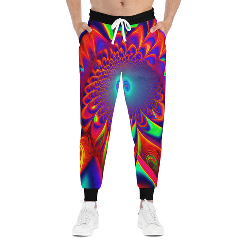 Lost in a Spiral Athletic Joggers (AOP) - All Over Prints