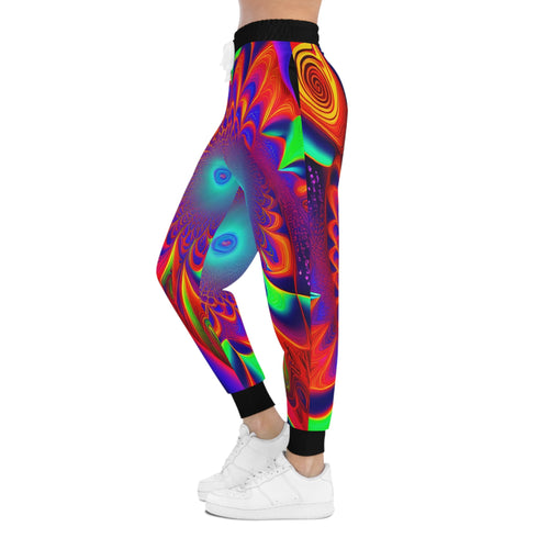 Lost in a Spiral Athletic Joggers (AOP) - All Over Prints