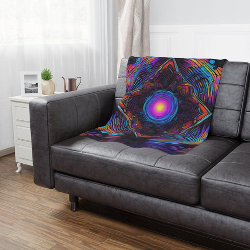 Lost in Portal A - Minky Blanket - Home Decor