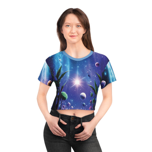 Lost Underwater - Crop Tee (AOP) - All Over Prints