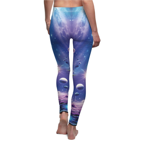 Lost Underwater - Women’s Cut & Sew Casual Leggings (AOP) -