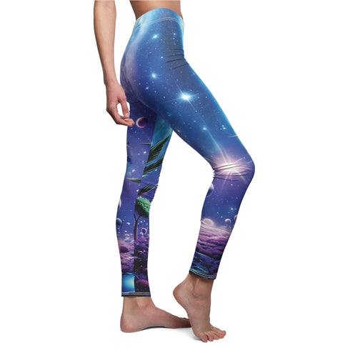 Lost Underwater - Women’s Cut & Sew Casual Leggings (AOP) -