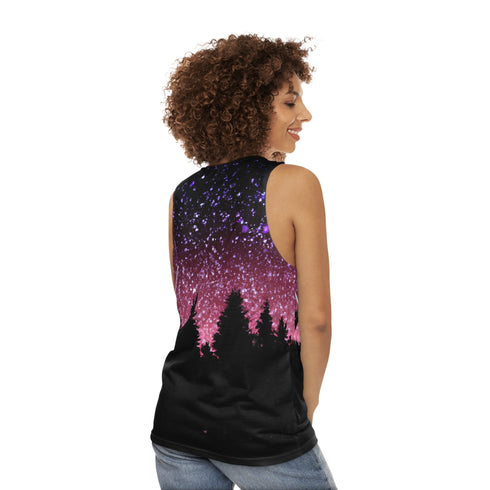 Majestic Forest - Womens Tank - L - All Over Prints