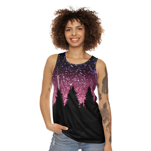 Majestic Forest - Womens Tank - L - All Over Prints