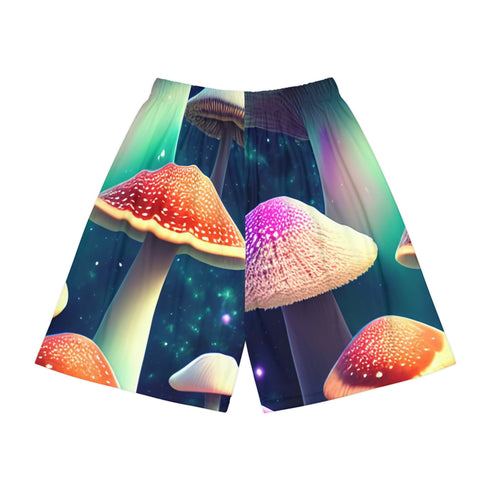 Mushroom Galaxy - Men’s Rave Shorts (AOP) - All Over Prints