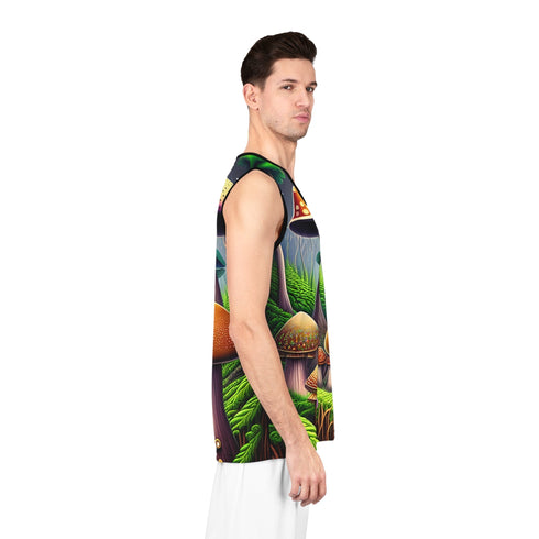 Mushroom Mayhem - MensTank Jersey (AOP) - All Over Prints