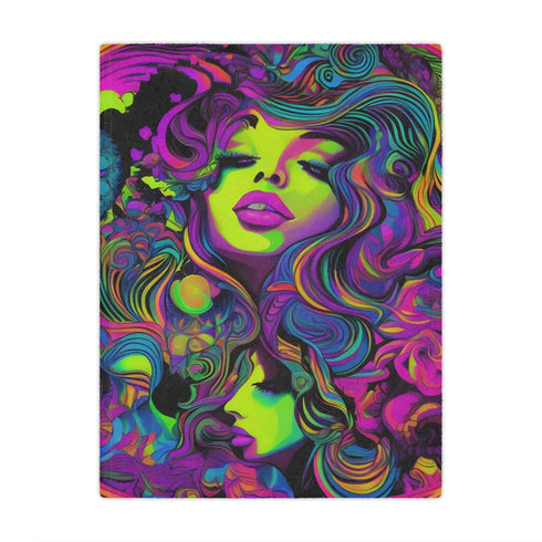 Mystical Goddess - Minky Blanket - 30 × 40 - Home Decor