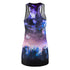 Night Glowing Sky - Women’s Cut & Sew Racerback Dress (AOP)