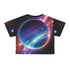 Painting the Cosmos with Stars - Crop Tee (AOP) - All Over