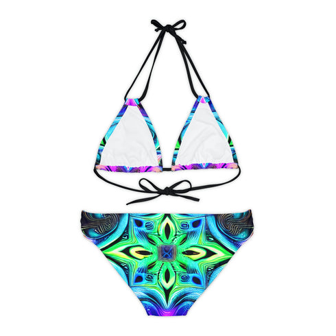 Psych Out Dance - Strappy Bikini Set (AOP) - All Over Prints