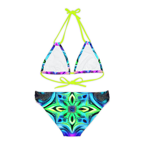 Psych Out Dance - Strappy Bikini Set (AOP) - All Over Prints