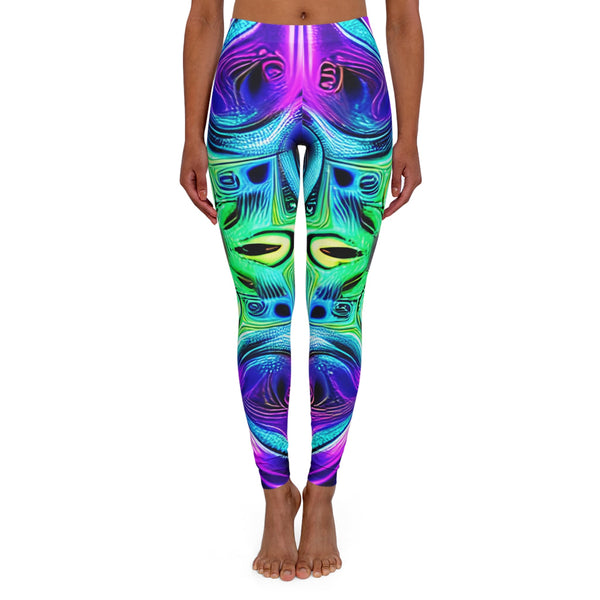 Psych Out Dance - Women’s Spandex Leggings (AOP) - XS / Seam