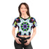 PsyTrance Fractals - Crop Tee (AOP) - All Over Prints