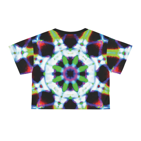 PsyTrance Fractals - Crop Tee (AOP) - All Over Prints