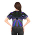 Rainbow Black Hole - Rave Crop Tee (AOP) - All Over Prints