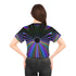 Rainbow Black Hole - Rave Crop Tee (AOP) - All Over Prints