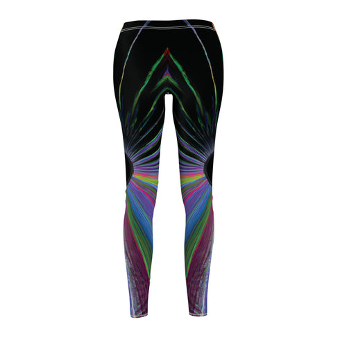 Rainbow Black Hole - Women’s Cut & Sew Casual Leggings (AOP)