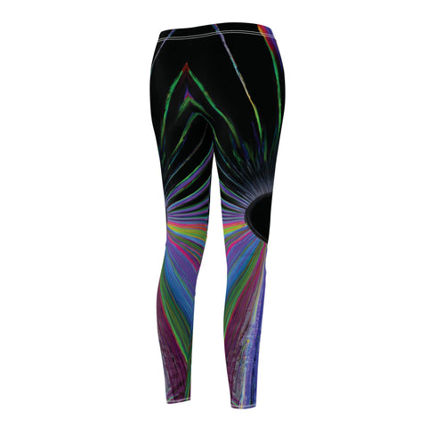 Rainbow Black Hole - Women’s Cut & Sew Casual Leggings (AOP)