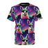 Rainbow Llama Trippy - Mens Rave Tshirt (AOP) - Black