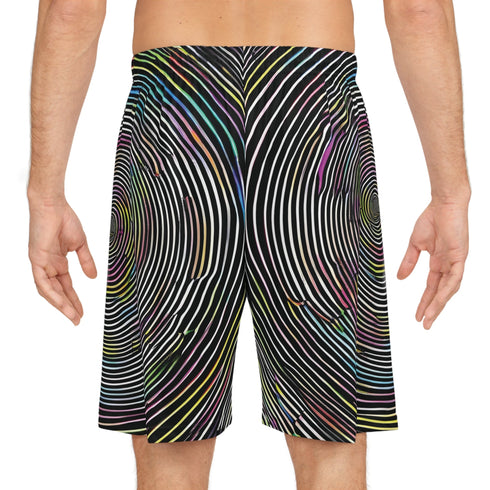 Retro Spiral Doom - Shorts (AOP) - All Over Prints