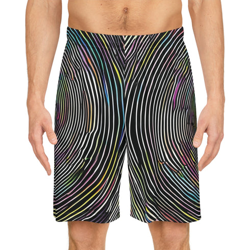 Retro Spiral Doom - Shorts (AOP) - All Over Prints