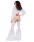 Sheer Chaps with Faux Fur Bell Belt - Accessory Rave