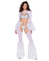 Sheer Chaps with Faux Fur Bell Belt - Accessory Rave - Small