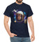 Space Chimp - True Alien Heavy Cotton Tee - Navy / L -